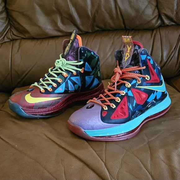 Men's Nike Lebron X What The MVP Multicolor Size 8